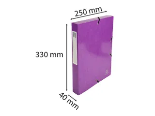 Klasseerdoos IDERAMA rug 40mm paars - 10