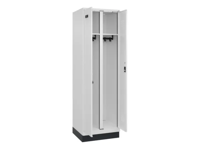 locker voor scheiding van kleding,HxBxD 1950x600x500mm,2vak