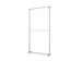 FlexFrame Modulair systeem beurswand 100x200cm Zilver frame