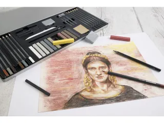 Tekenset Eberhard Faber Artist Color bliketui 37 stuks - 5