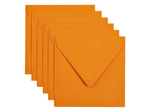 Envelop Papicolor 140x140mm Oranje Gegomd