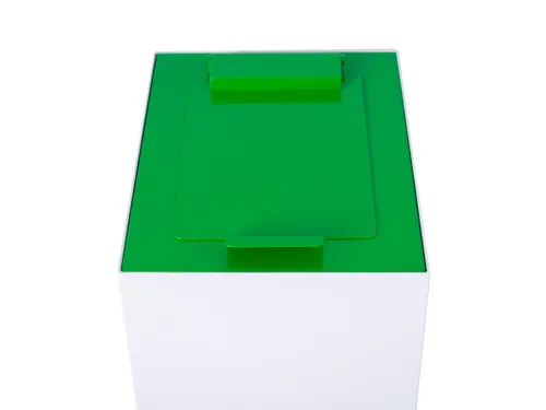 Top met klepdeksel voor modulaire afvalscheidingsunit Groen