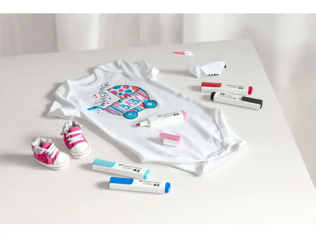 Textielmarkers Faber-Castell 5 stuks "BABY"