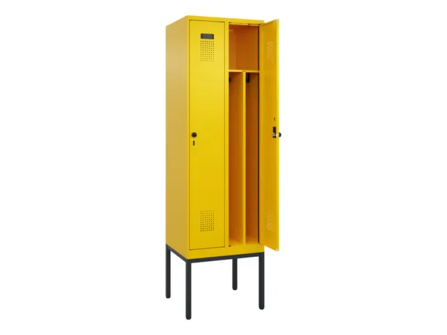 locker voor scheiding van kleding,HxBxD 2120x600x500mm,2vak
