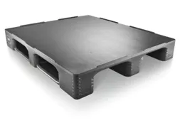 hygiënepallet,HxLxB 160x1200x1000mm,geregenereerd kunststof,zwart