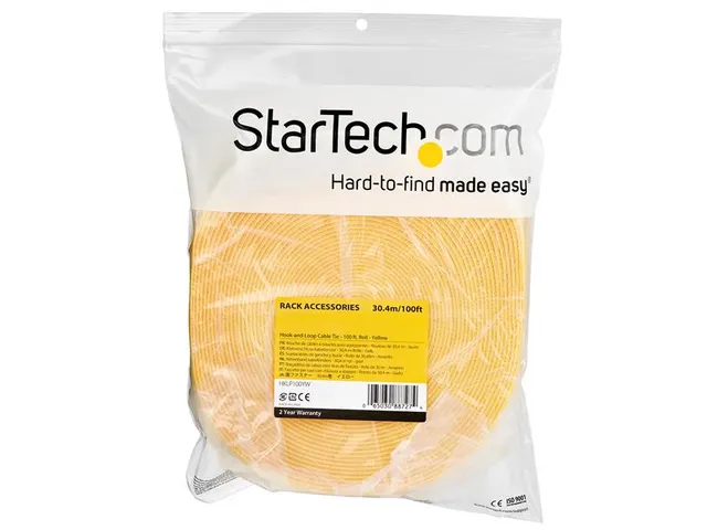 Verstelbare kabelbinders 30.4 Meter Geel