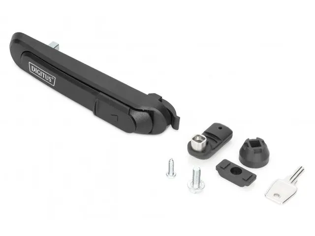 Zwenkgreep inclusief slot en sleutel, 9473 voor netwerk- en serverkast