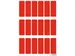HERMA 3652 Universele etiketten 12x34mm Rood 90 stuks