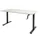 Dextro Slinger Bureau Zit-sta T-poot 120x80 Krijtwit 25mm Zwart