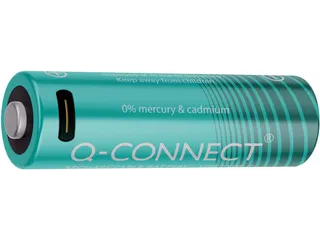 Q-Connect USB-C herlaadbare batterijen AA blister van 4 stuks - 6