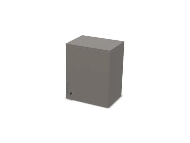 Armoire superposable p. armoire à portes battantes de bureau BZ gris