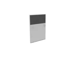 baliepaneel bureau aanbouw links MP-lichtgrijs BN8010-antraciet 800mm