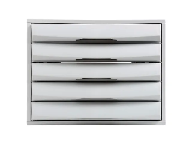 Ladenblok Fantasy Works A4+ met 5 laden Grijs