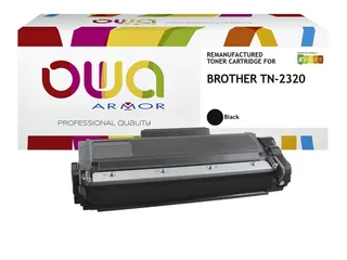 Toner OWA alternatief tbv Brother TN-2320BK zwart - 1
