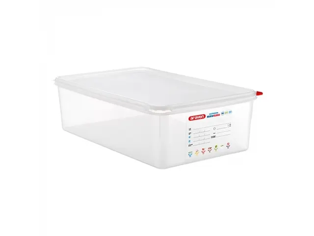 Araven Colorclip Voedseldoos 20.5 liter 1/1 GN 150mm 530x325mm