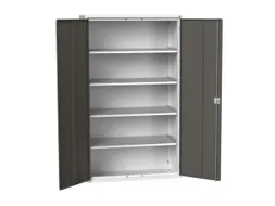 universele kast,HxBxD 2000x1300x550mm,4xStalen bodem,draaigrendelslot