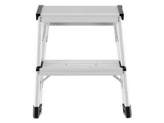 vouwtrapje bordes H 400mm 2x2treden HxBxD 400x490x490mm aluminium - 4