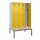 locker met bank,voor scheiding van kleding,HxBxD 2120x1200x815mm,4vak