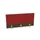 opzetpaneel bureau aanbouw achter NV bruin hickory rood 1200mm
