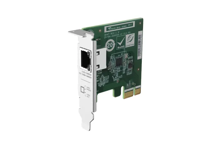 QNAP QXG-2G1T-I225, Intern, Bedraad, PCI Express, Ethernet, 2500 Mbit/
