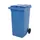 Container 240 Liter Met Gleuf En Slot Blauw Kunststof