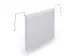OUTLET Hoes met ophangbeugel A4 liggend formaat PP transparant