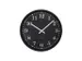 Wandklok NeXtime Dickens 30 cm zwart