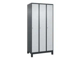 locker voor scheiding van kleding,HxBxD 1950x900x500mm,3vak - 1