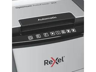Papiervernietiger Rexel Optimum Auto+ 90X snippers 4x28mm - 5