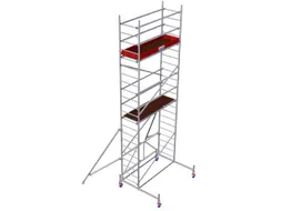 vouwsteiger,werk H 6,8m,steiger H 6m,platform BxD 2000x600mm,aluminium