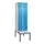 Z-garderobekast,HxBxD 2120x600x815mm,2vak,vak B 300mm,draaigrendel