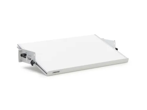 schuin legbord,v. montagetafel,BxD 960x400mm,draagverm. 35kg,afrolrand