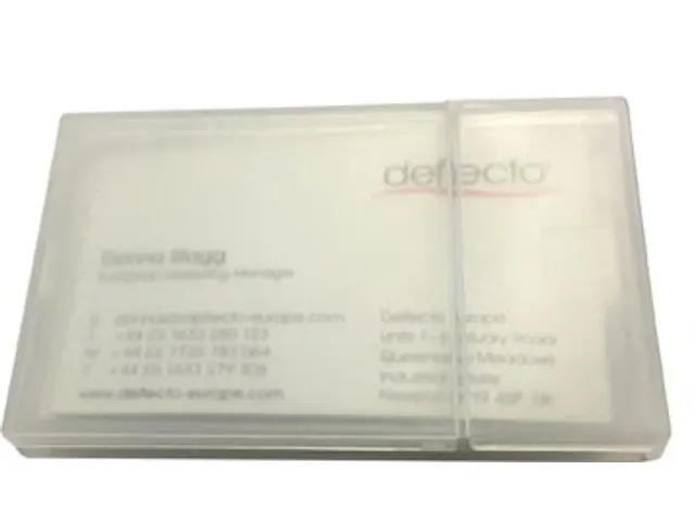 Visitekaarthouder Transparant