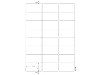 Q-Connect Multi-purpose etiketten A4 63,5x33,9mm Wit 2400 stuks - 4