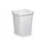 Vierkante Afvalbak Durabin 90 Liter Wit