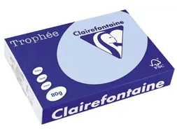 Trophée gekleurd papier A4 80 gram 500vel Helder Blauw