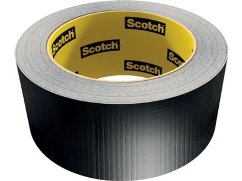 ducttape Universal, ft 48 mm x 25 m, zwart