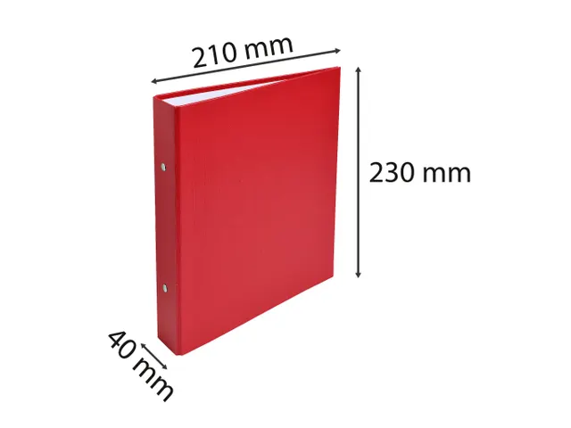 Ringmap PP A5 2R 30mm rood