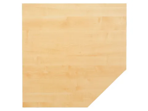 koppelelement voor bureau,90 °,HxBxD 680-760x1200x1200mm,blad esdoorn