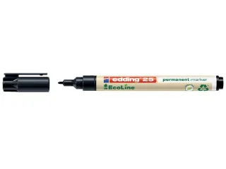 Viltstift edding 25 EcoLine rond 1mm zwart - 1