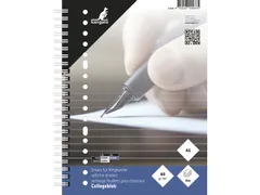 Collegeblok Kangaro A5 17-gaats 60 grams 80 blad gelinieerd