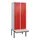 locker met bank,HxBxD 2120x800x815mm,2vak,vak B 400mm,draaigrendel