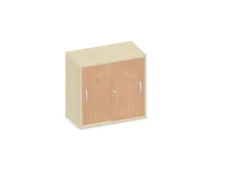 Schuifdeurkast 770x800x430mm Romp Esdoorn Decor Front Beuken - 1