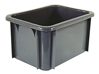 Stapelbak Pe Hxlxb 215X400X300Mm Inhoud 18L Grijs - 1