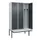 locker met bank,voor scheiding van kleding,HxBxD 2120x1200x815mm,3vak