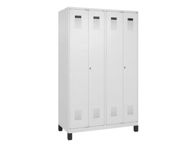 locker voor scheiding van kleding,HxBxD 1950x1200x500mm,4vak