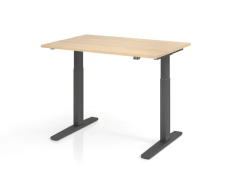 Elektrisch in hgte vst. zit-sta-bureau,HxBxD 700-1200x1200x800mm