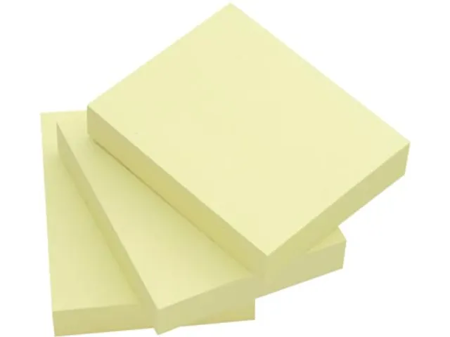 Quick Notes Memoblaadjes 38x51mm 100 Vel 3 Blokken Geel