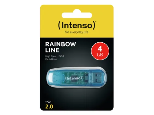 Intenso Usb Stick 2.0 4gb Blauw