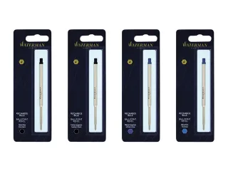 Balpenvulling Waterman medium blauw blister à 1 stuk - 3
